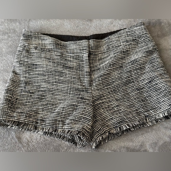 Ann Taylor Factory Pants - Ann Taylor Black & White Tweed Women’s Shorts